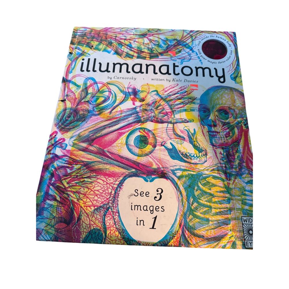 ILLUMINATOMY BY CARNOVSKY WIDE EYED UNIQUE 3 D ANATOMY BOOK